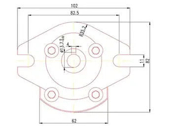 HGP-1A Одиночный шестеренный насос