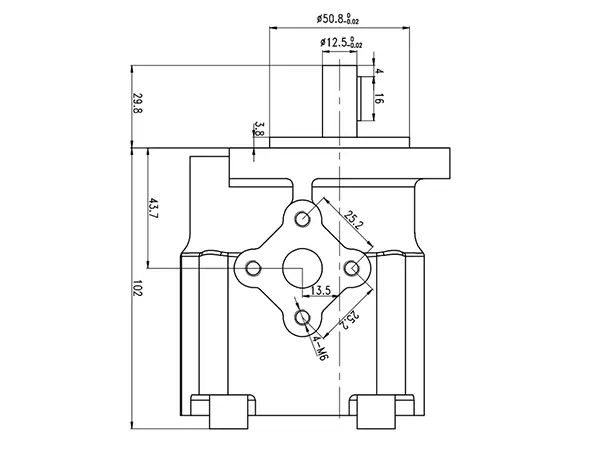 HGP-2A Одиночный шестеренный насос