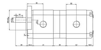 HGP-11A Сдвоенный шестеренный насос