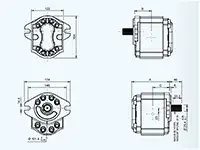 Тип фланца и приводного вала: FSAEB AT15