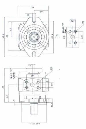 HL0 Одиночный шестеренный насос