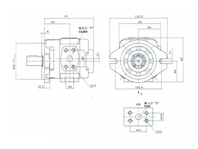 HL0 Одиночный шестеренный насос