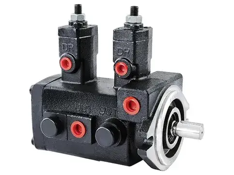 Сдвоенный регулируемый пластинчатый гидронасос