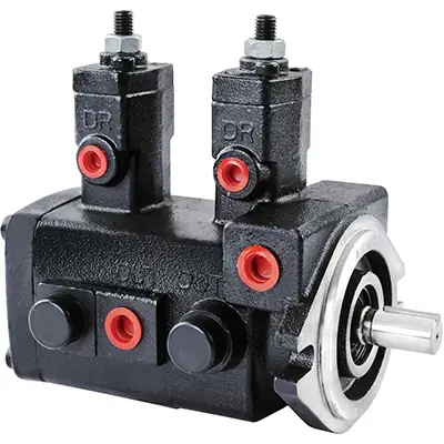 Сдвоенный регулируемый пластинчатый гидронасос