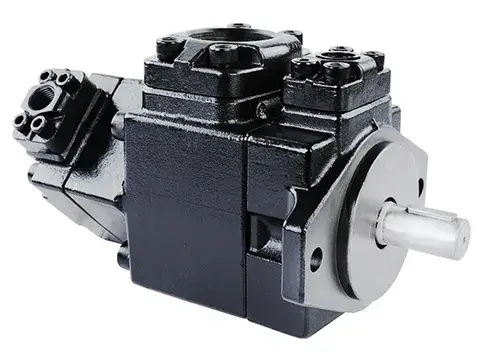 Сдвоенный нерегулируемый пластинчатый гидронасос высокого давления