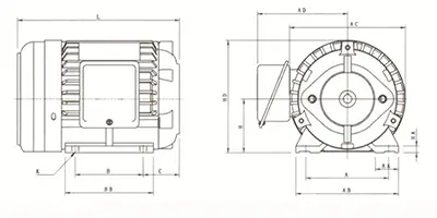 Горизонтальный электродвигатель HSW Image 1